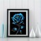5D Blue Rose Diamond Painting Kit for Adults & Beginners – Full Drill Round DIY Flower Diamond Art, Paint by Diamond Dots Gem Craft for Home Wall Decor, 12x16 Inch